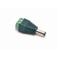 Conector alimentacion DC macho - tornillo PN: CON-M001